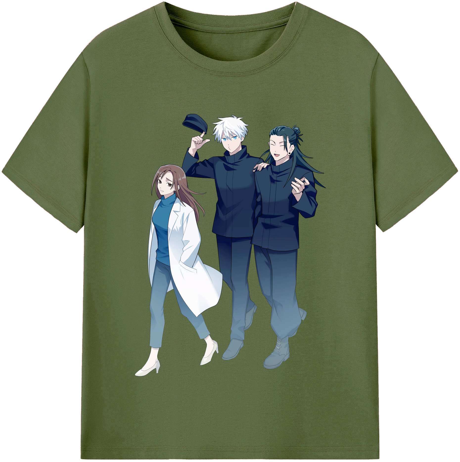 （画像用） 呪術廻戦 Jujutsu Kaisen 綿100％半袖Tシャツ（フロントプリント）